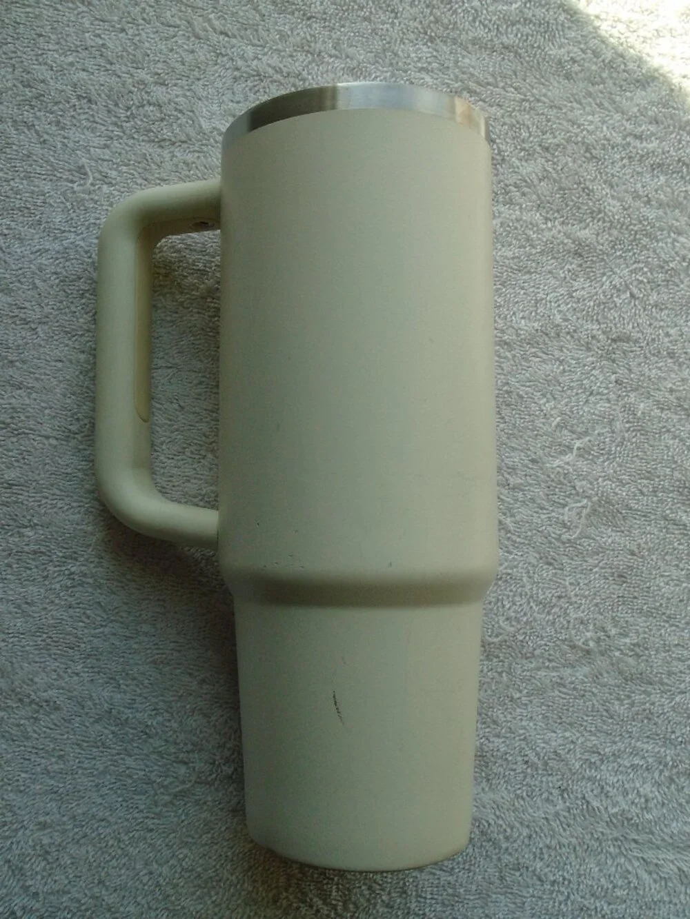 Stanley 30oz Tumbler Mug Cup White With Top Stainless Steel Used - Picture 4 of 11